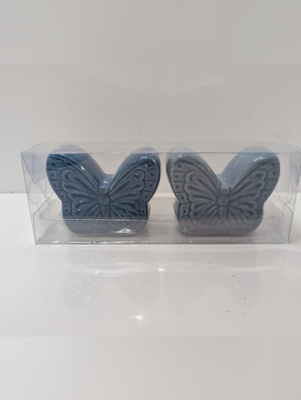 Dolly Parton Decorative Blue Butterfly Ceramic Salt And Pepper Shakers